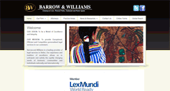 Desktop Screenshot of barrowandwilliams.com